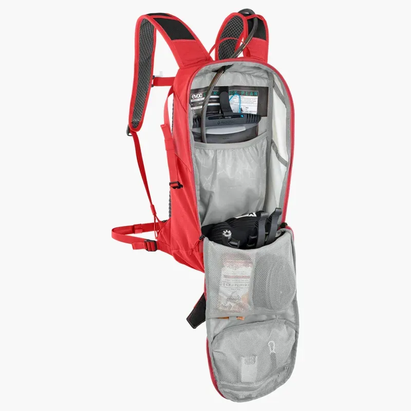 EVOC Ride 8 Backpack w/2l Bladder in True Red-3