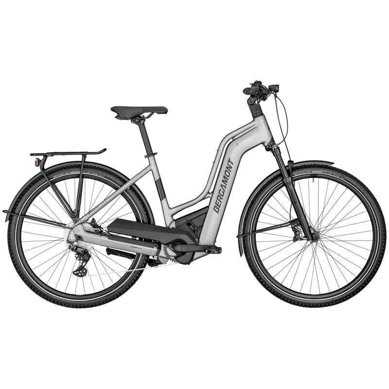 Bergamot E-Horizon Premium SUV Amsterdam Electric Bike in Chrome