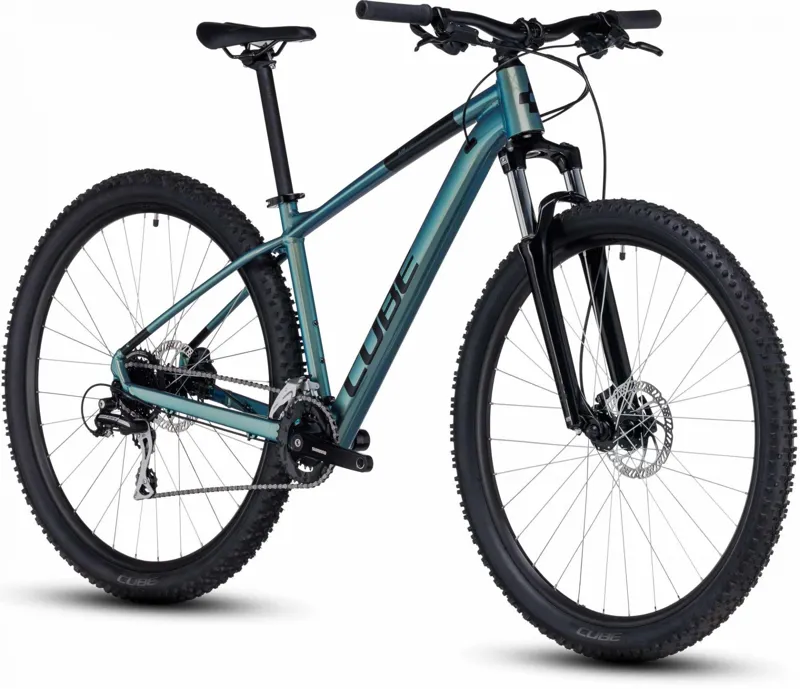 Cube Aim Pro Mountain Bike in Shiftverde/Black-1