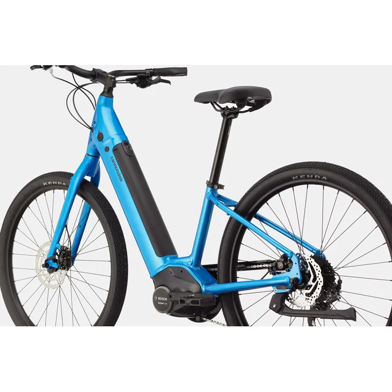Cannondale Adventure Neo 4 Electric Bike in Blue-1