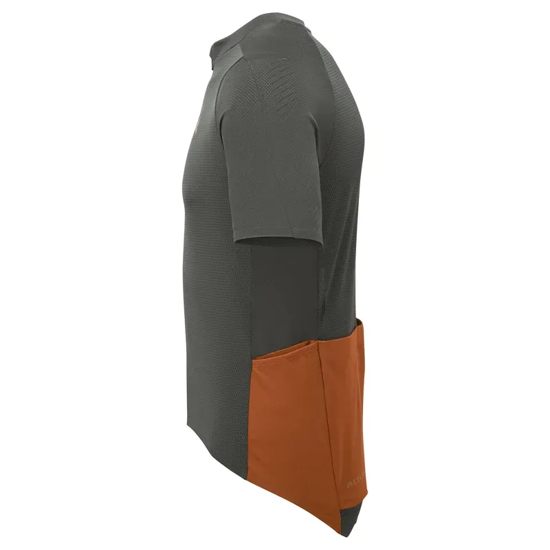 Altura Endurance Short Sleeve Cycling Jersey in Carbon/Rust-3