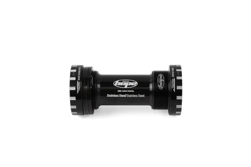 Hope Stainless Steel 68/73mm Bottom Bracket in Black