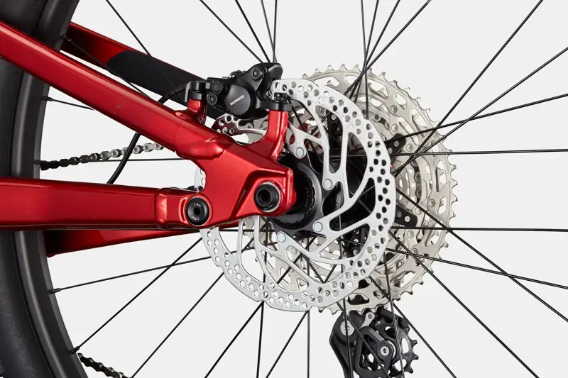 Cannondale Habit 4 Trail Bike in Candy Red-5
