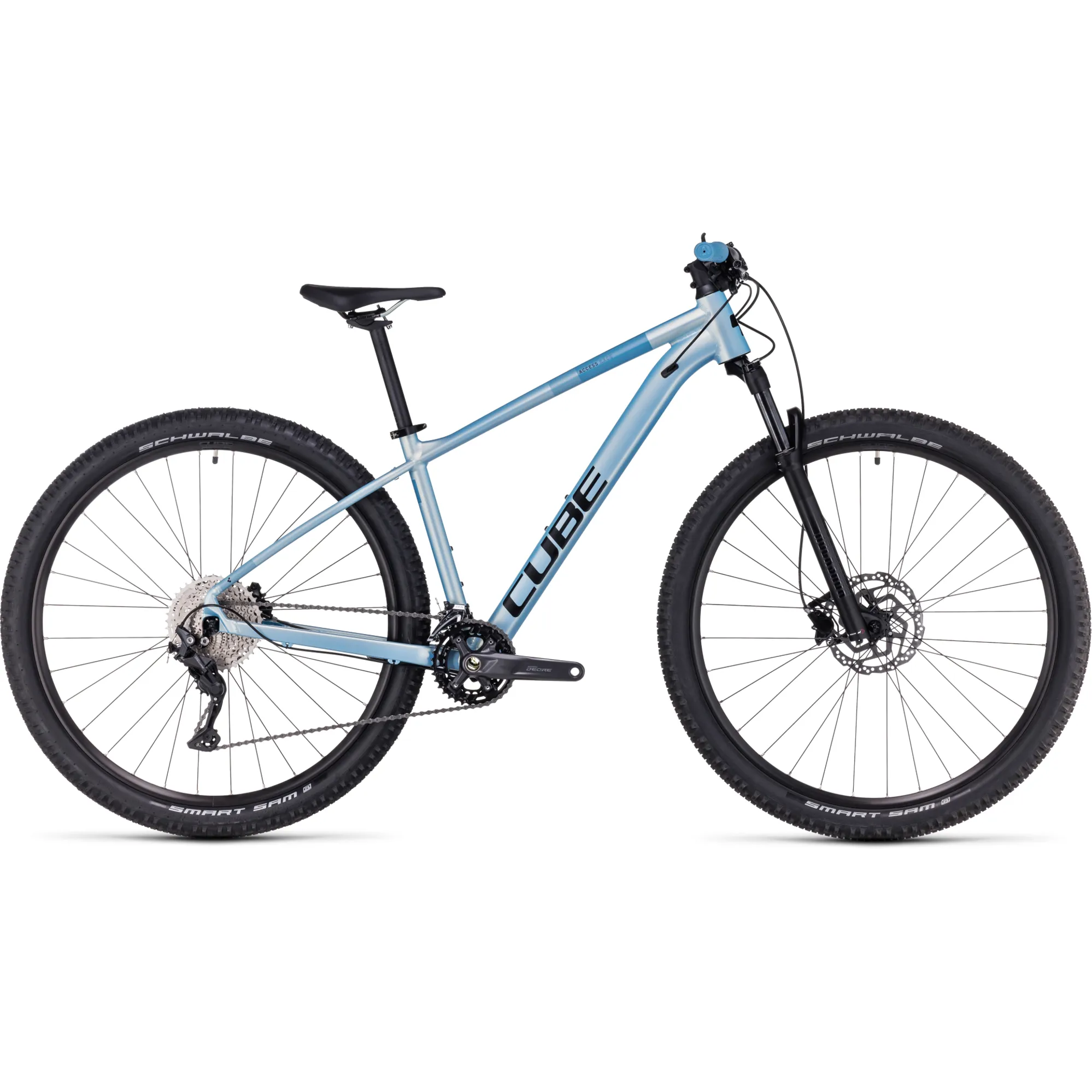 Cube Access WS Race Mountain Bike in Sage Metallic/Petrol