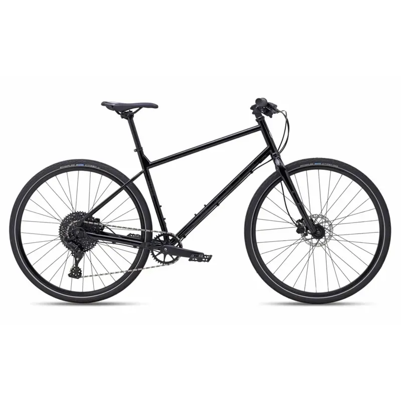 Marin Muirwoods 29er Hybrid Bike in Satin Black/Gloss Reflective Black