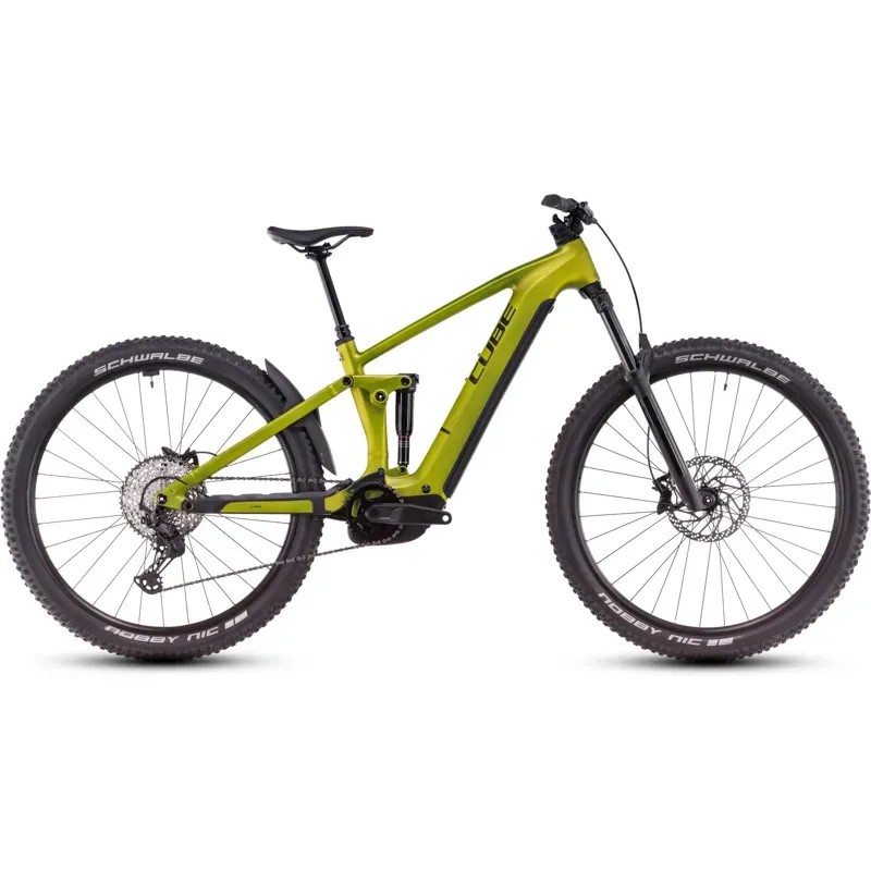 Cube Stereo Hybrid One44 EX eMountain Bike in Lizard/Black