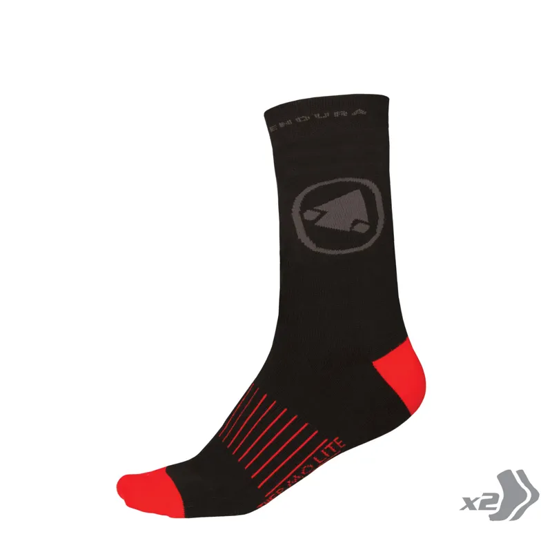 THERMOLITE II Sock Twin Pack Black Small/Medium