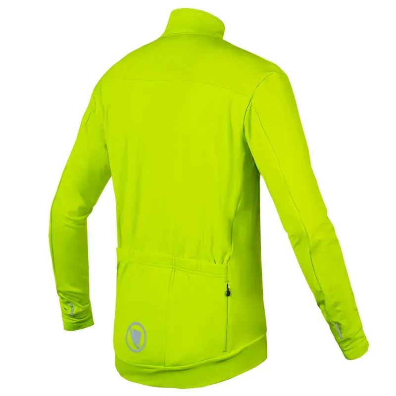 Endura Xtract Roubaix L/S Jersey in Hi-Viz Yellow -1