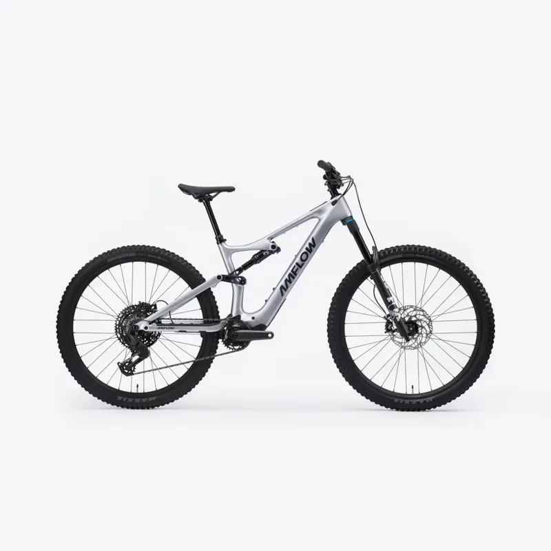 Amflow PL Carbon 800Wh 2025 Electric Mountain Bike - Silver