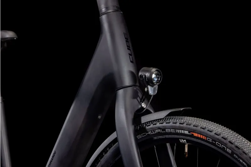 Cube Kathmandu Hybrid C:62 SLX 400X Hybrid Bike in Carbon/Black-3