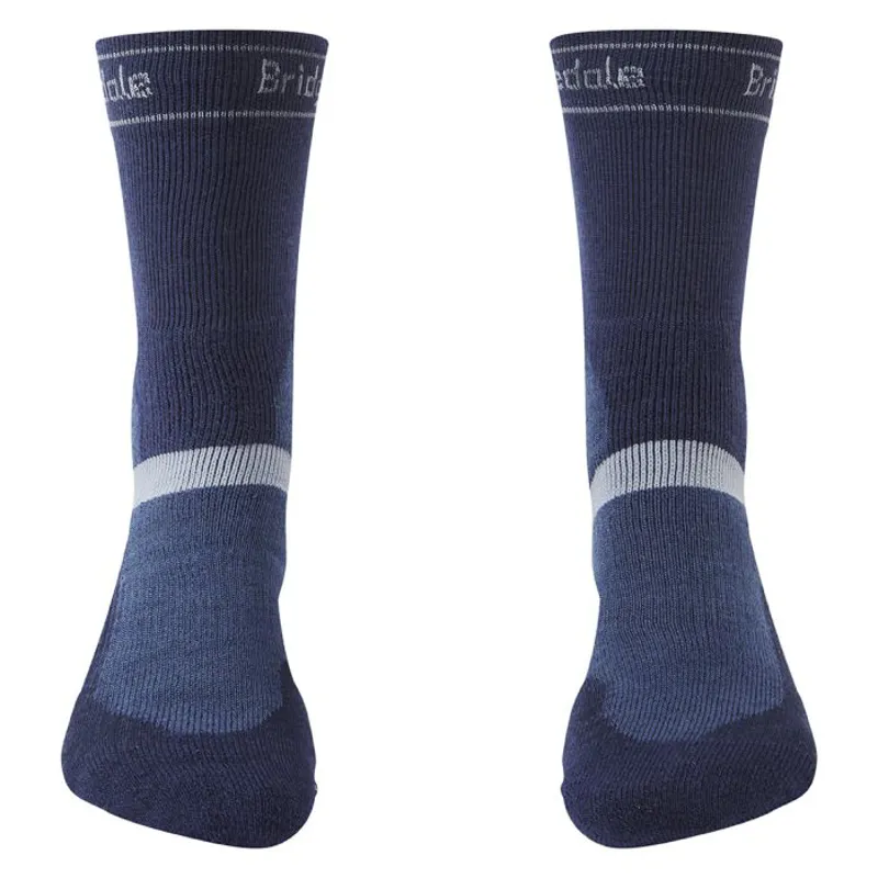Mountain Bike Winter Weight Sock T2 Merino Navy/Grey-1