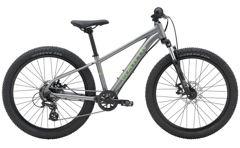 Marin Bayview Trail 24 Kids Bike in Grey and Green