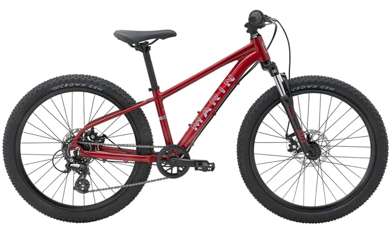 Marin Bayview Trail 24 Kids Bike in Red and Blue