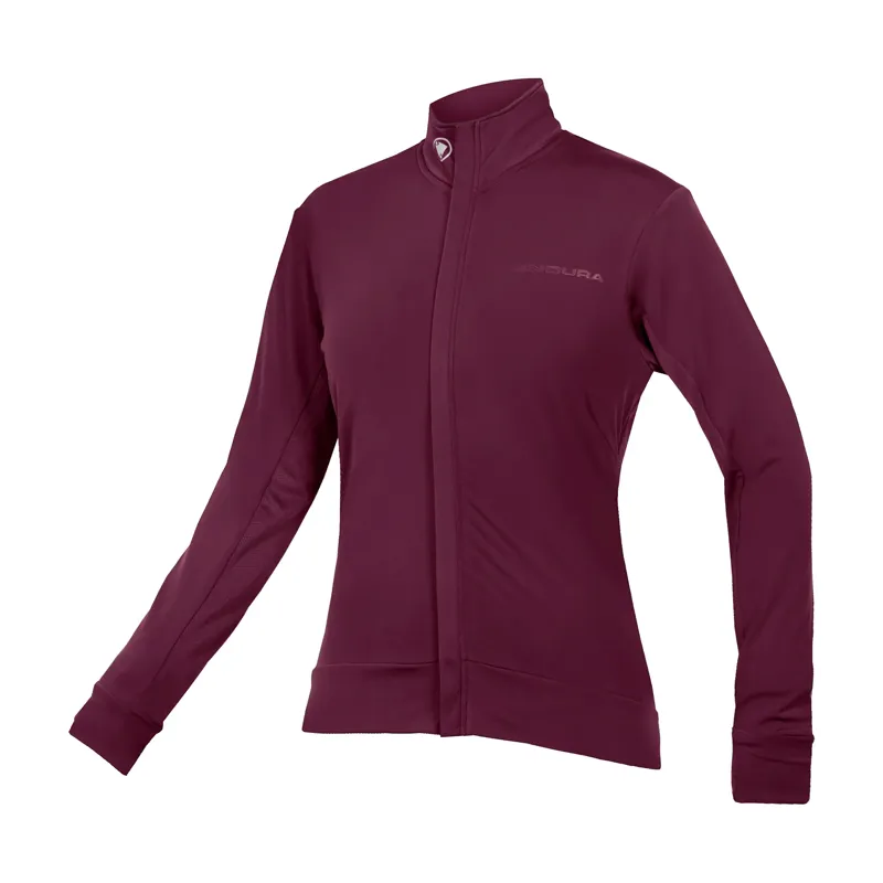 WOMEN'S XTRACT ROUBAIX L/S JERSEY IN AUBERGINE