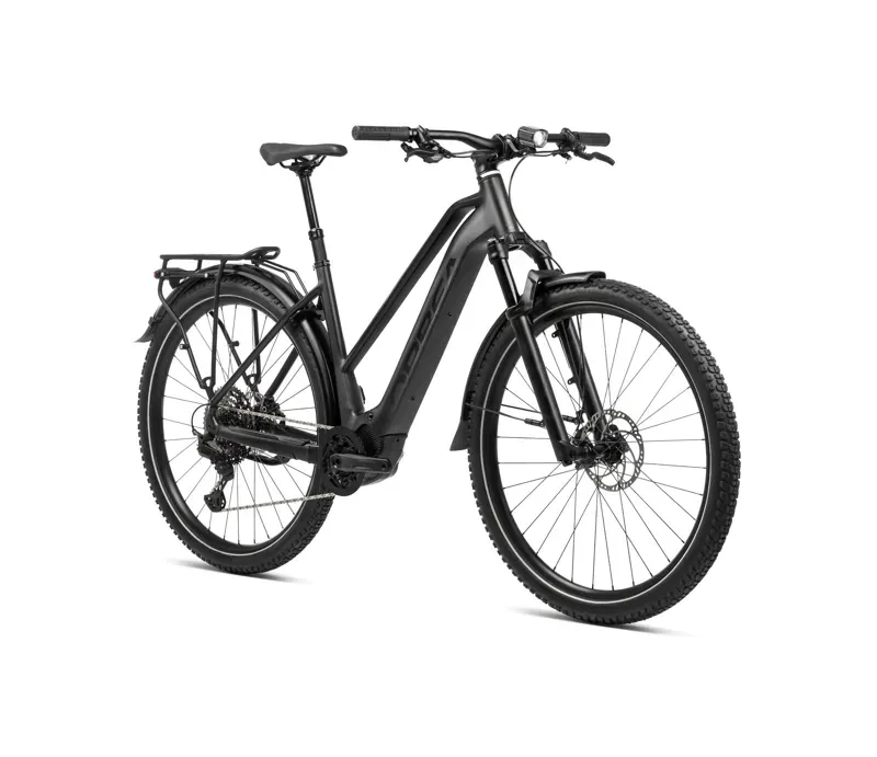 Orbea Kemen Mid Suv 40 Trekking Bike in Metallic Night Black-1