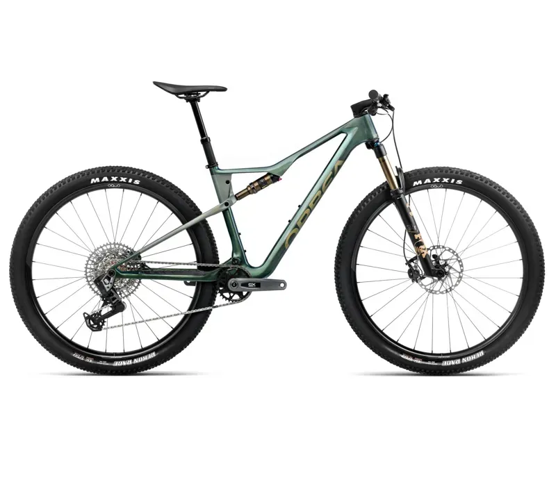 Orbea Oiz M10 Axs Mountain Bike In Seaweed Carbon View Gloss/Spaceship Green Matt