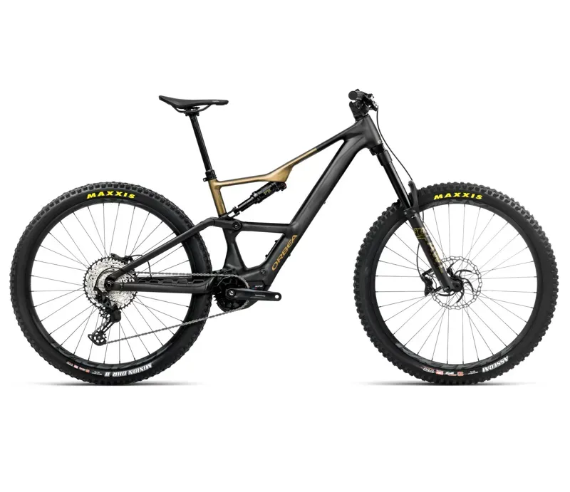 Orbea Rise Lt H20 E-Mountain Bike In Diamond Black-Splash Olive Green Matt