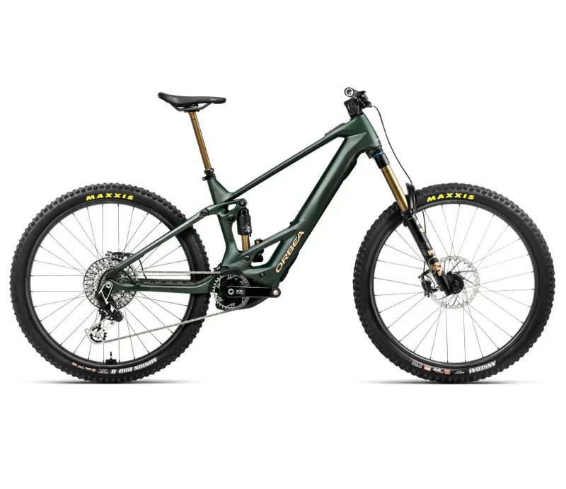 Orbea Wild M-Ltd E-Mountain Bike In Forest Green Carbon View Matt