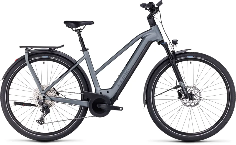 Cube Kathmandu Hybrid Pro 750 Electric Bike in Flash Grey-1