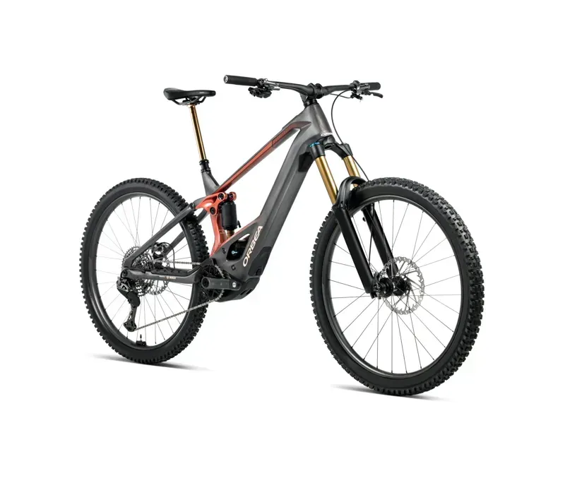 Orbea Wild M20 E-MTB In Diamond Carbon View Matt/Mars Red Gloss-1