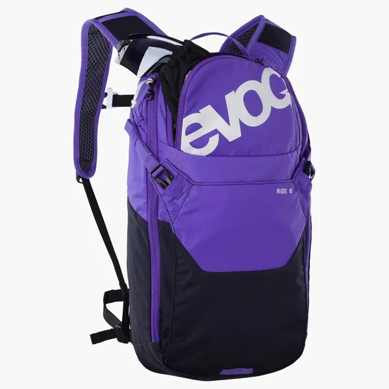 EVOC Ride 8 Performance Backpack w/2l Bladder in Violet/Black-3